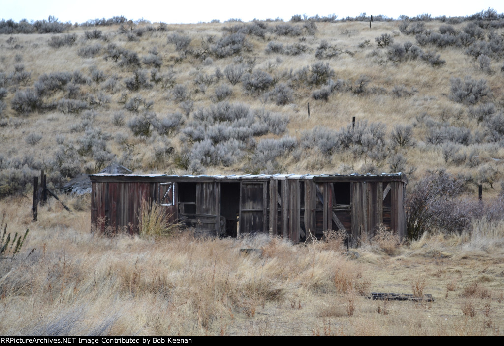 Old Wooden Boxcar